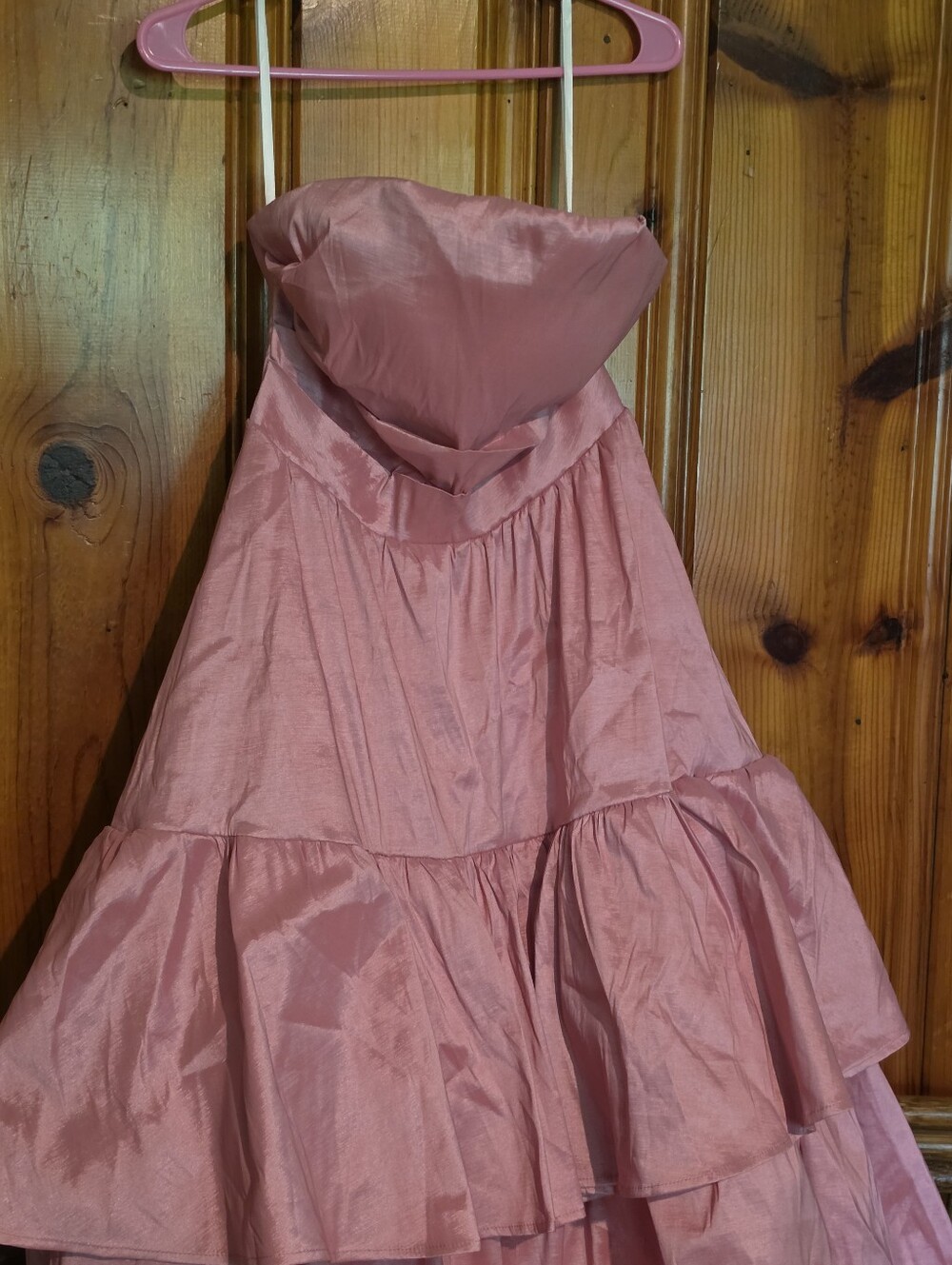 Pink Women's Elegant Cute And Sexy Woman Pink Tube Top Dress - Picture 13 of 16